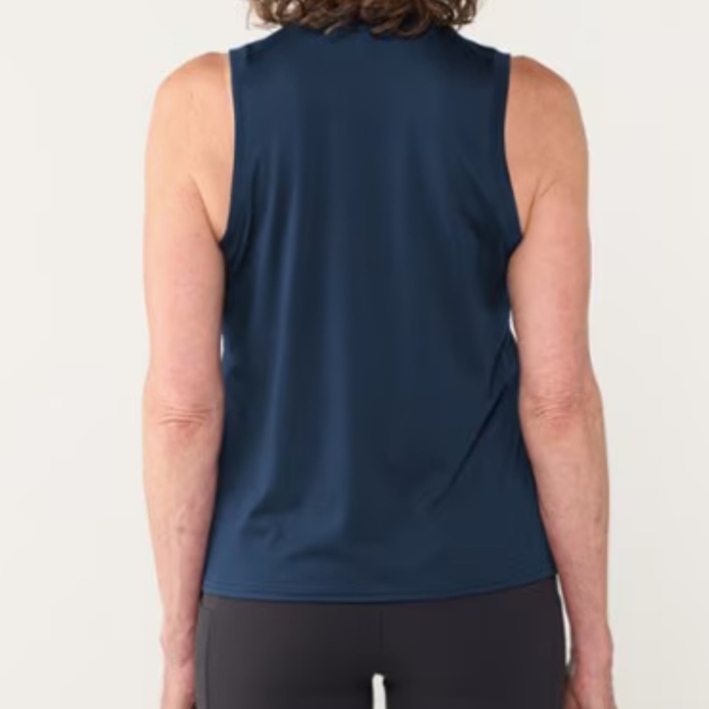 Vuori Navy Blue Sleeveless Top - Picture 4 of 5